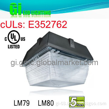 UL cUL  gas station LED canopy lamp with 5 years warranty